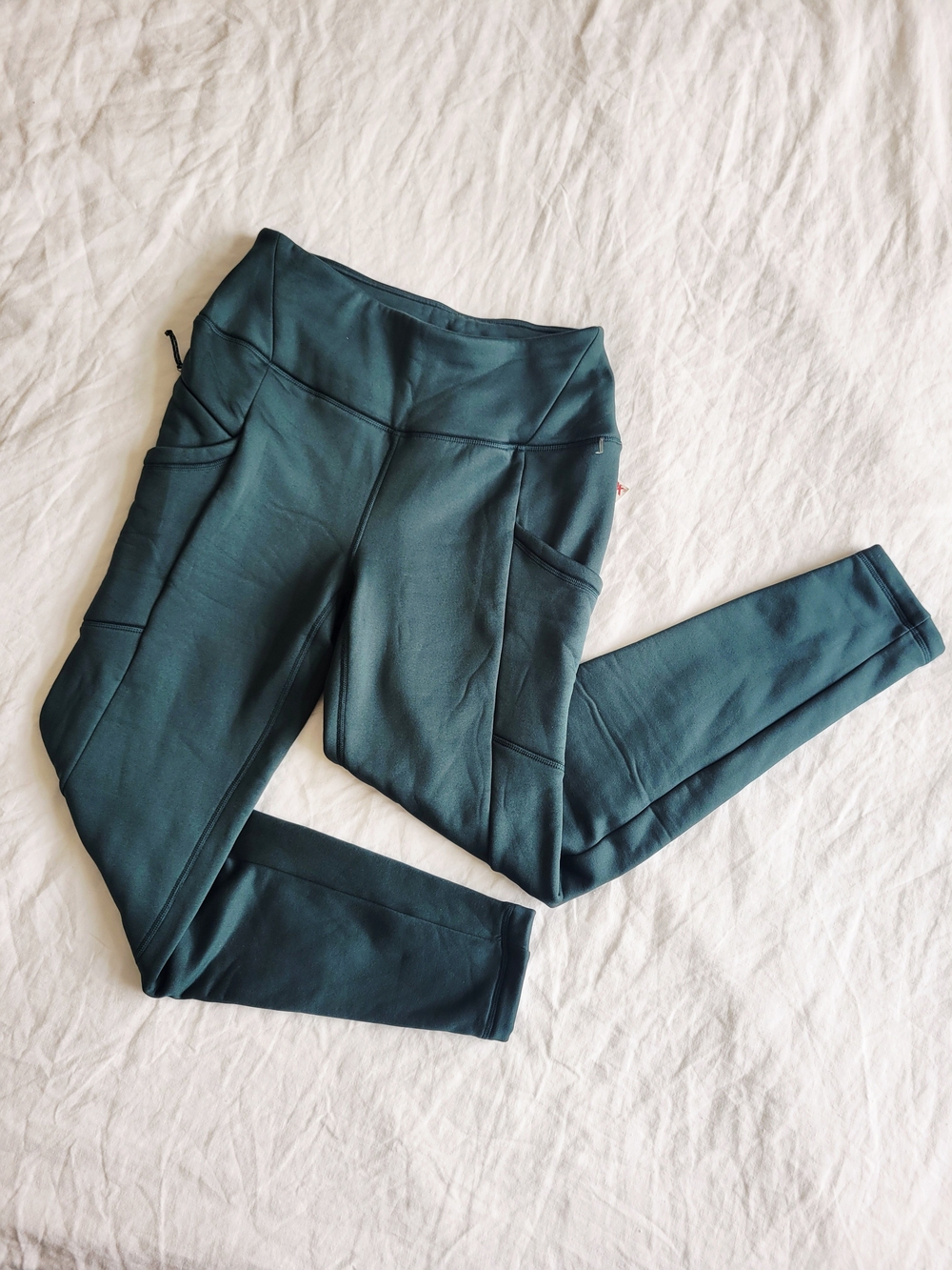 NWT Avalanche Fleece Lined Leggings Green L